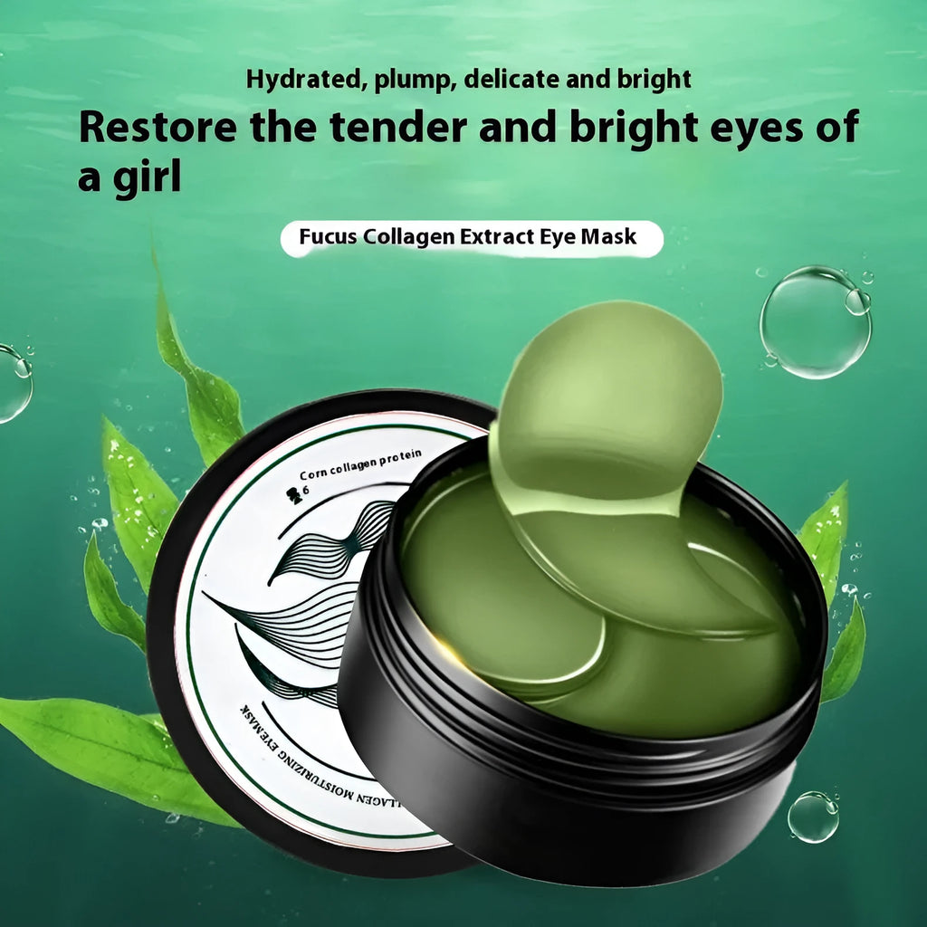 60 piece seaweed collagen essence eye mask set with sheet form patches