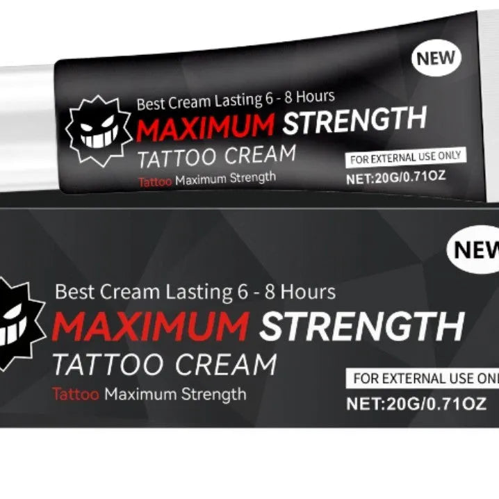 20g tattoo care gel tube with vitamin E and aloe vera for aftercare