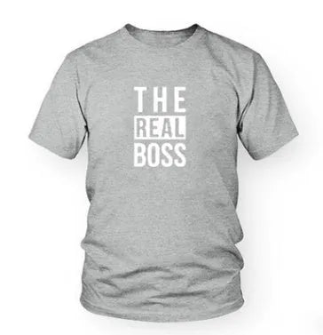 Plain loose fit round neck men's T-shirt on a hanger, front and back view, for DIY custom printing.