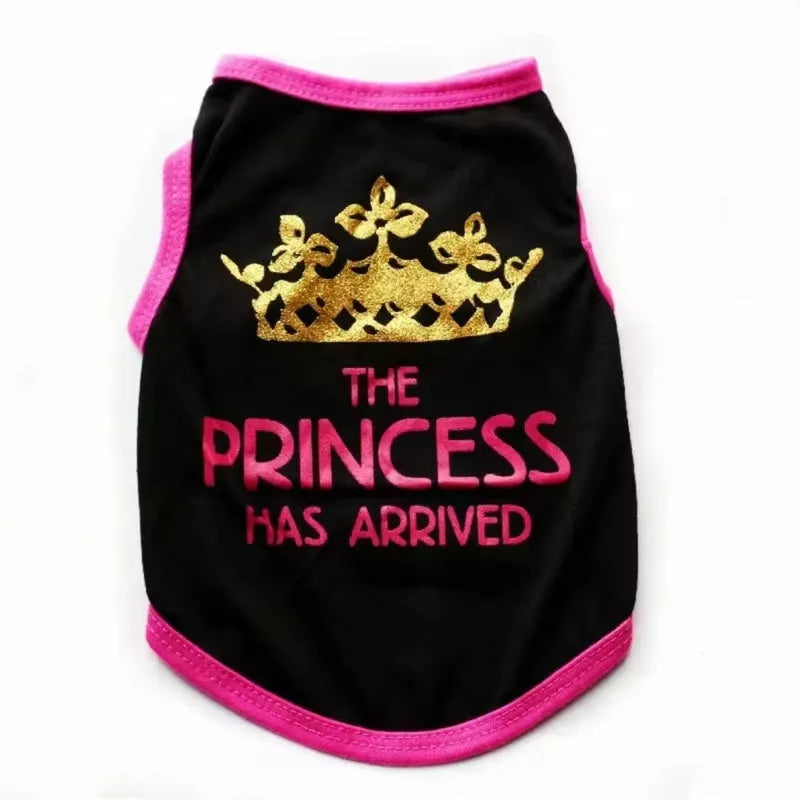 Cotton puppy vest for spring and summer wear in multiple colours and sizes