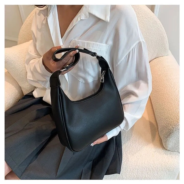 French handheld mini tote bag in 039 White colour made from polyester