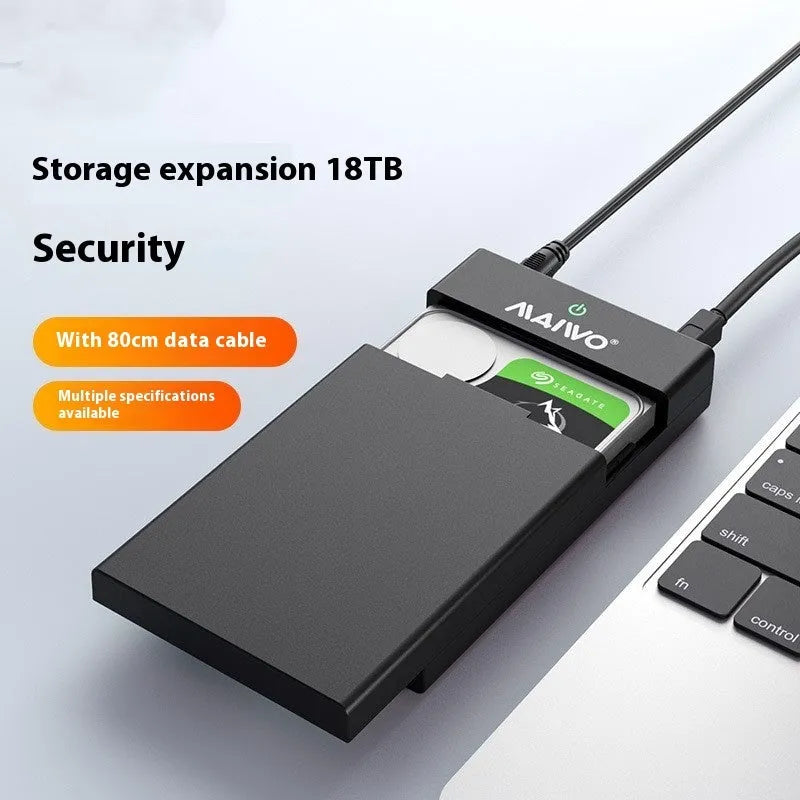 3.5 inch USB SATA hard disk enclosure with slide cover design in multiple colour options