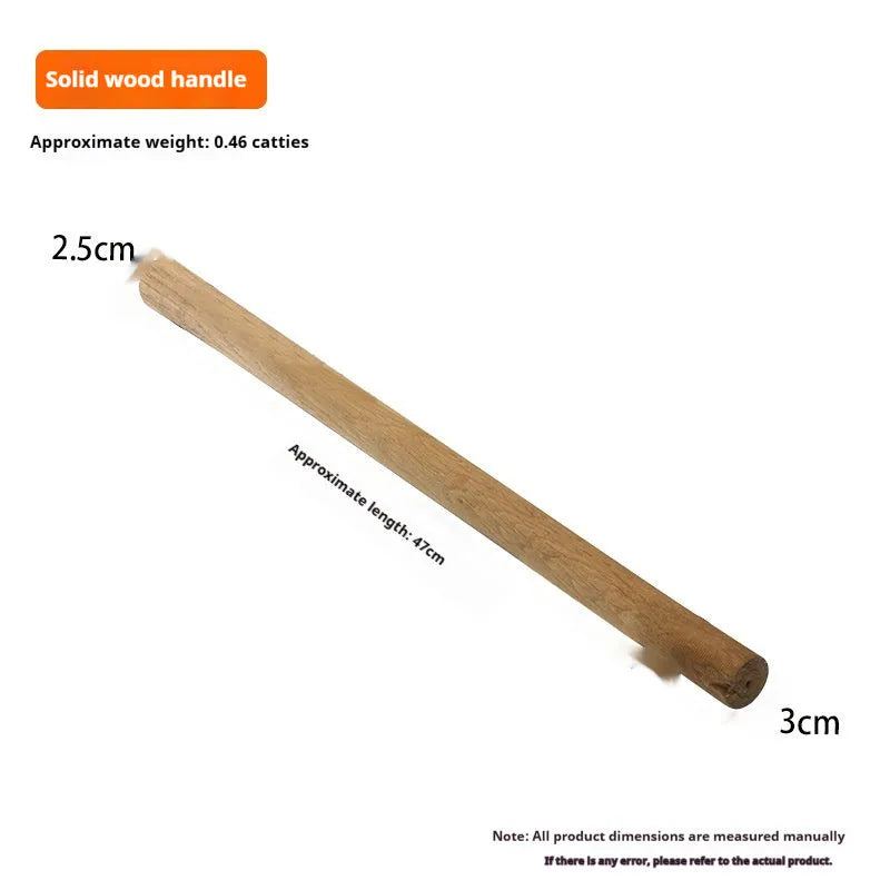 Locust wood axe handle replacement in multiple sizes for log axes, sickles, and hoof hoes