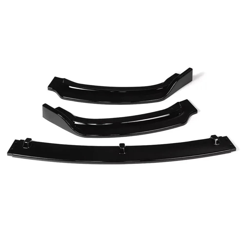 Bright black front bumper lip spoiler for BMW 3 Series F30 F35 models