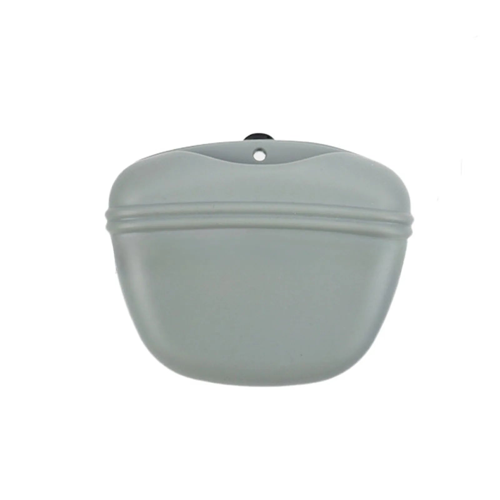 A silicone dog training treat pouch with a clip, shown in one of six available colours.