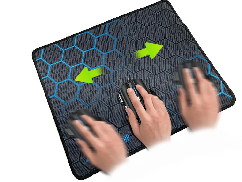 Custom cartoon extended mouse pad L size 900x400mm natural rubber base