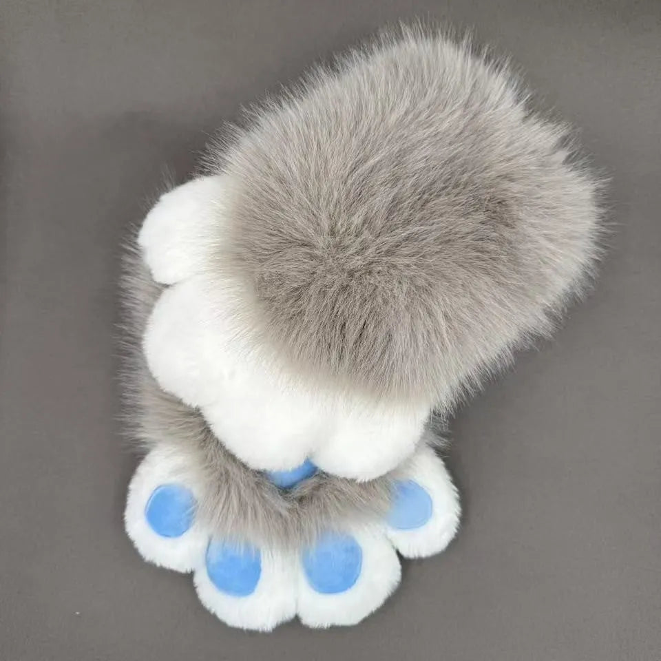 Colourful nylon animal claw cosplay gloves in free size with multiple colour options