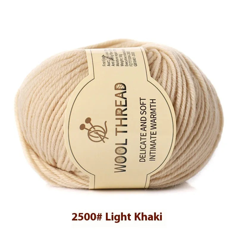 Roll of hand knitting wool yarn for baby garments in various colour options