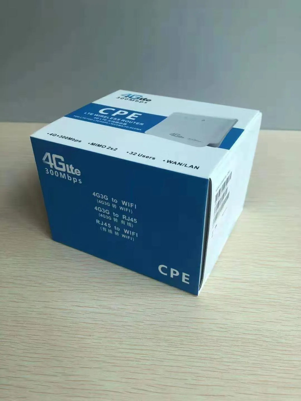 300Mbps 2.4G wireless router with firewall for home and Android, compact design 119x116x20mm