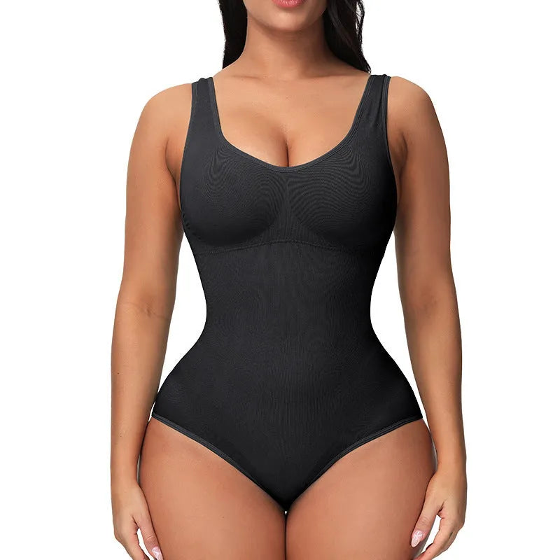 Seamless nylon corset bodysuit shapewear for women in multiple colours and sizes