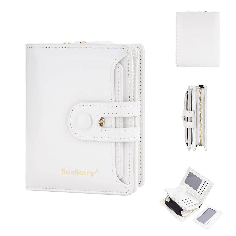 Women's PU leather card holder wallet in multiple colour options with polyester lining