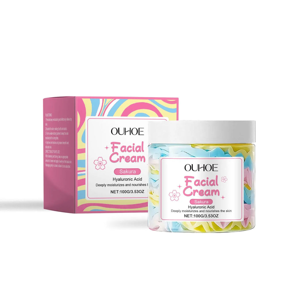 Japanese Sakura Butter Cream 100g jar moisturiser with hyaluronic acid and cherry blossom extract