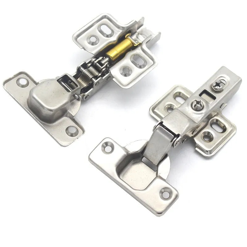 761 hydraulic cabinet hinge with nickel plating showing three bend specifications
