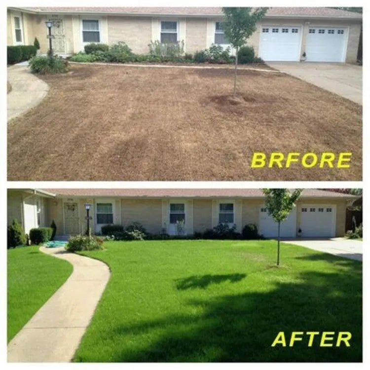 Roll of biodegradable grass seed mat 20cm by 300cm for soil erosion control and lawn establishment