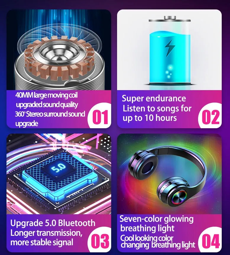 T6 wireless Bluetooth headset with 10-hour battery life and Bluetooth 5.0 connectivity