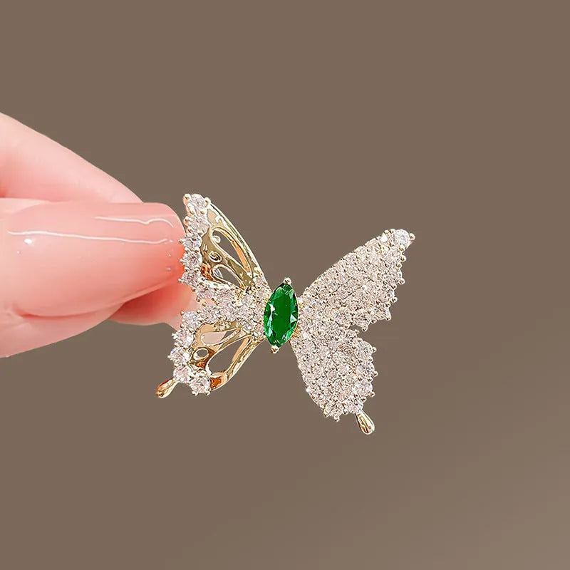 Alloy brooch in natural flower shape with electroplated finish, featuring adjustable and anti-exposure pin closure for women's coats and suits.