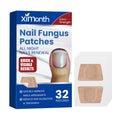 Box of 32 nail repair adhesive bandage patches for damaged nail care, 6.1x3.5cm each.