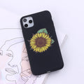 Slim TPU mobile phone case for iPhone on a table, showing one of 14 available colour options.