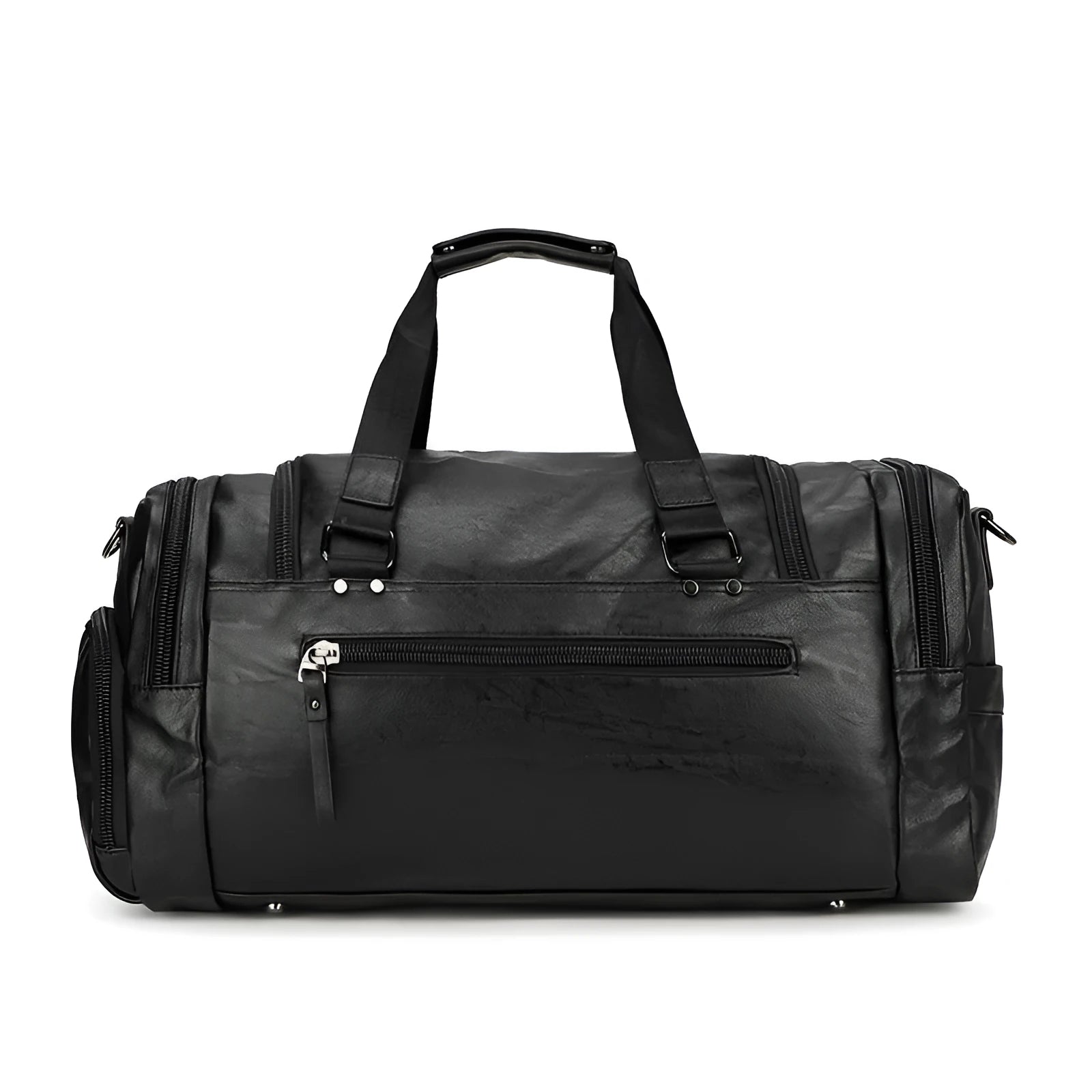 Black waterproof travel shoe bag for sports trainers with 52cm length capacity