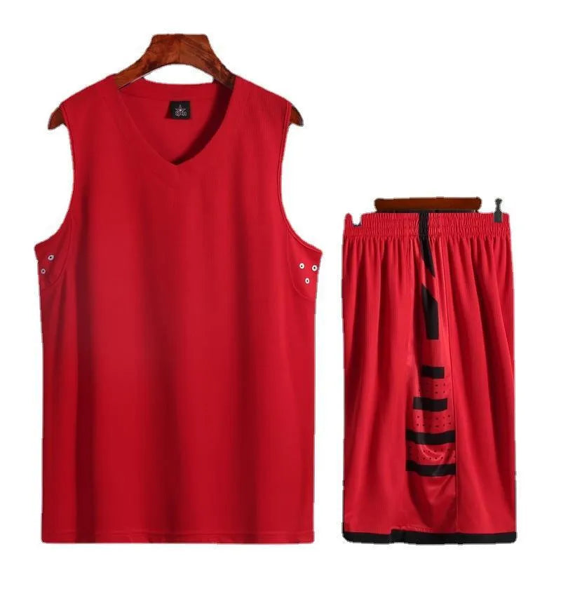 White and black unisex student sports training vest for campus basketball and running