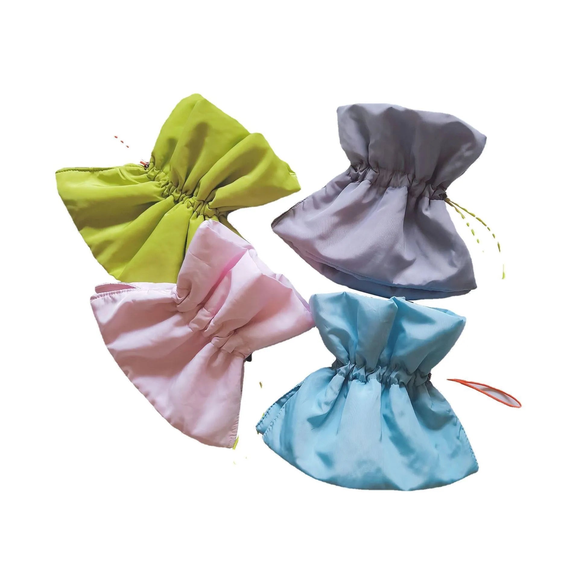 Adjustable soft cat cone collar in light blue protecting wound while allowing eating access