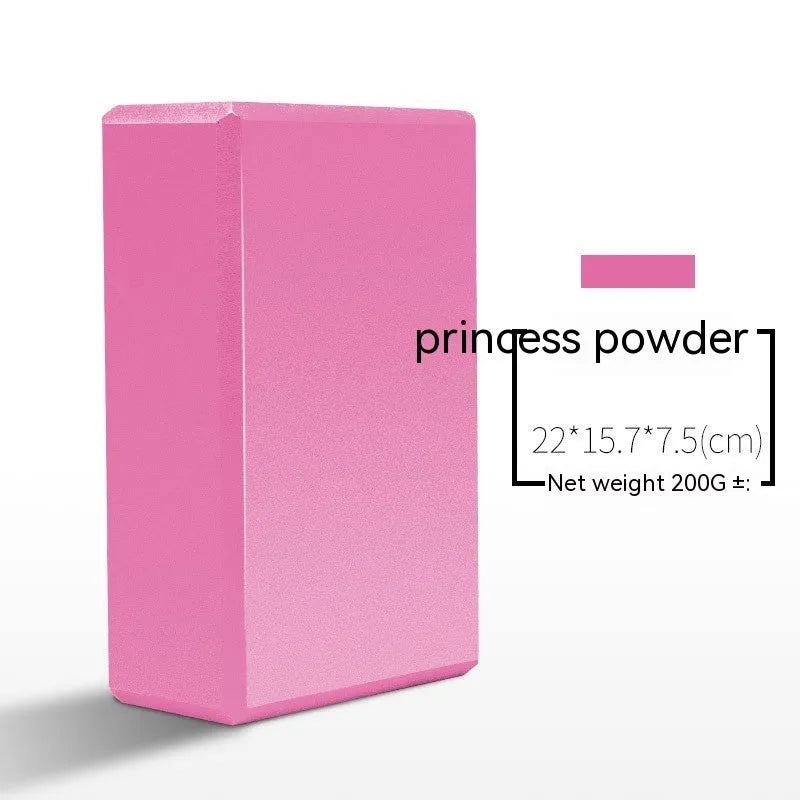 High-density EVA yoga block in various colours including cartoon designs for dance and fitness training