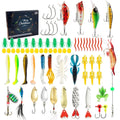 24-piece blind box Christmas fishing set with metal components in 01 style colour