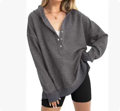 Women's loose fit raglan sleeve sweater in peacock green colour for autumn winter casual wear