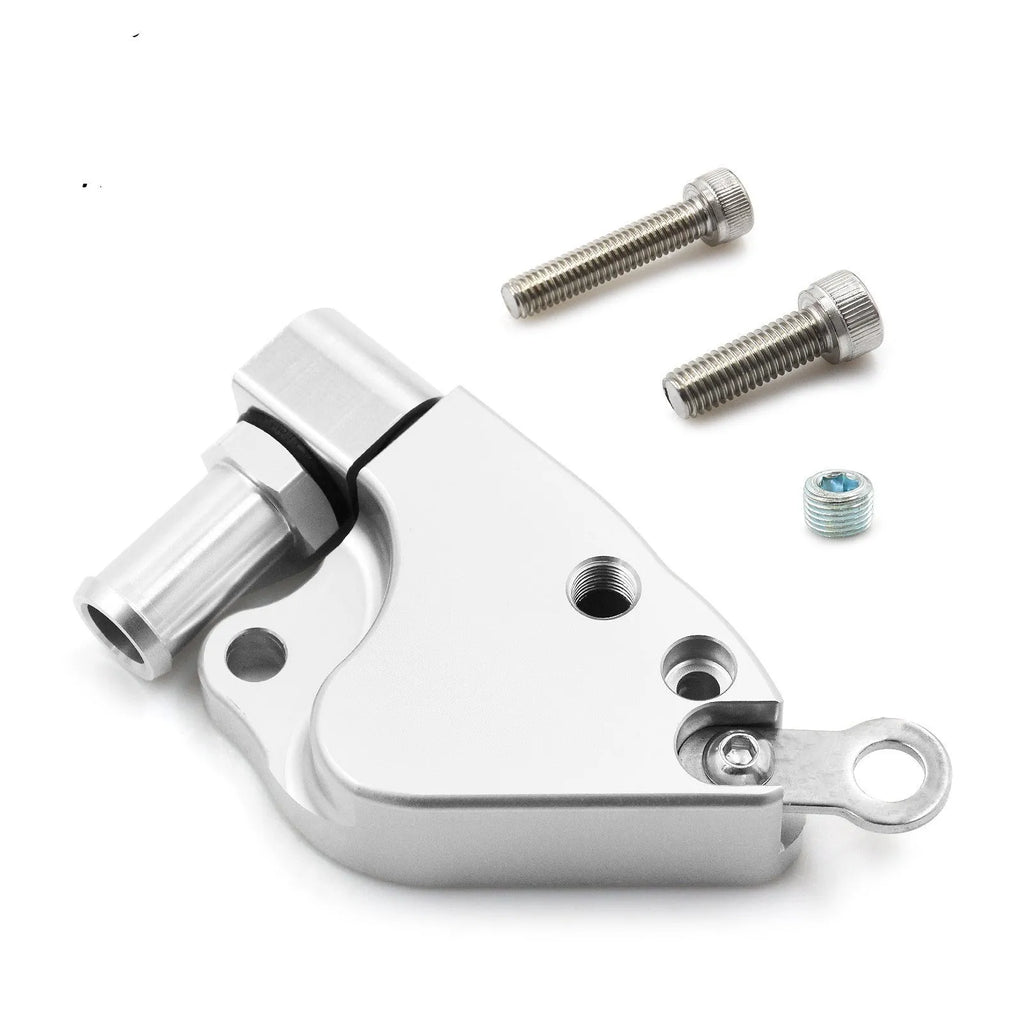 Aluminium coolant adapter for Honda K20 K24 intake manifold with mounting hardware