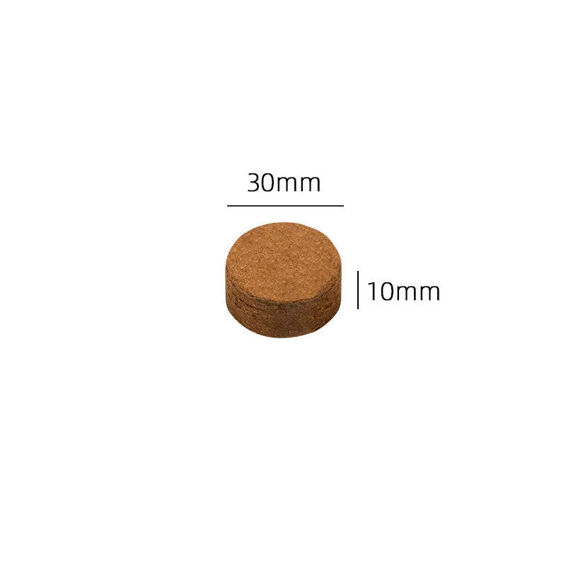 Nutrient soil medium blocks for vegetable planting with eight size specifications and 500% water absorption