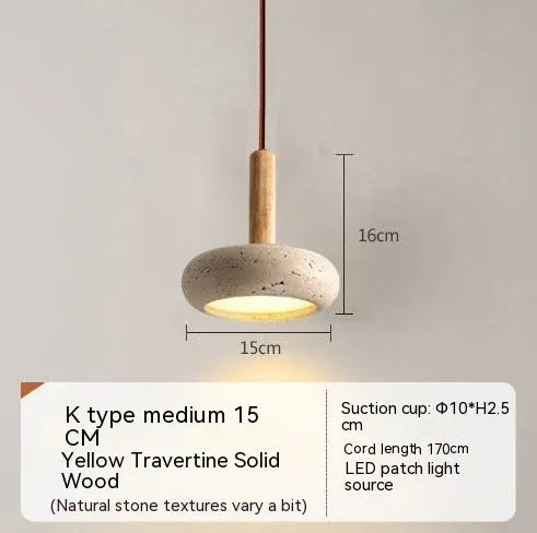 Huangdongshi small retro three-head droplight with 15cm diameter for bedroom or dining room