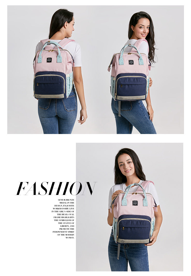 Smart Baby Nappy Changing Bag Set - Large Capacity Maternity Rucksack & Mother Travel Backpack