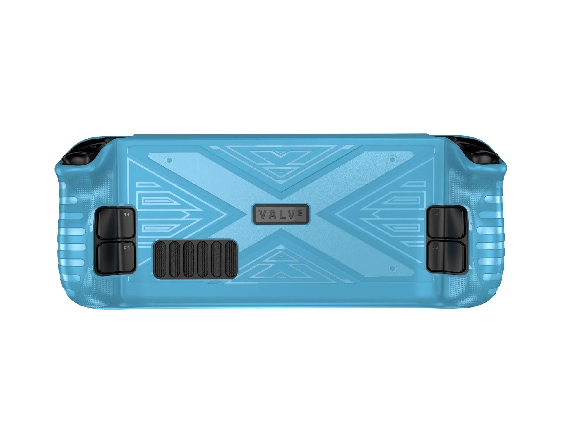 Steam Deck protective silicone case in black, blue and red colour options