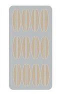 Box of no glue eyelid stickers in non-woven fabric for household use.