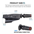 Black golf laser aiming instrument for putting alignment training with clip attachment