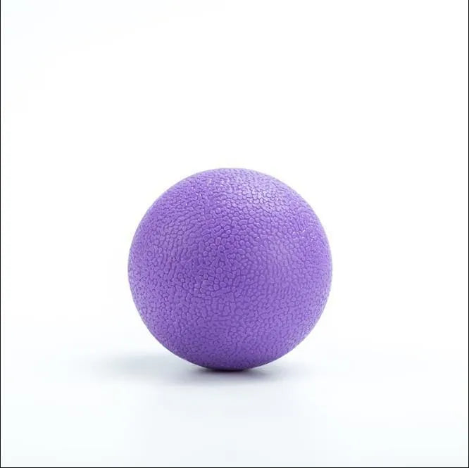 Round TPE yoga massage ball in 6.1 cm diameter, shown in green colour for muscle relaxation and full body massage