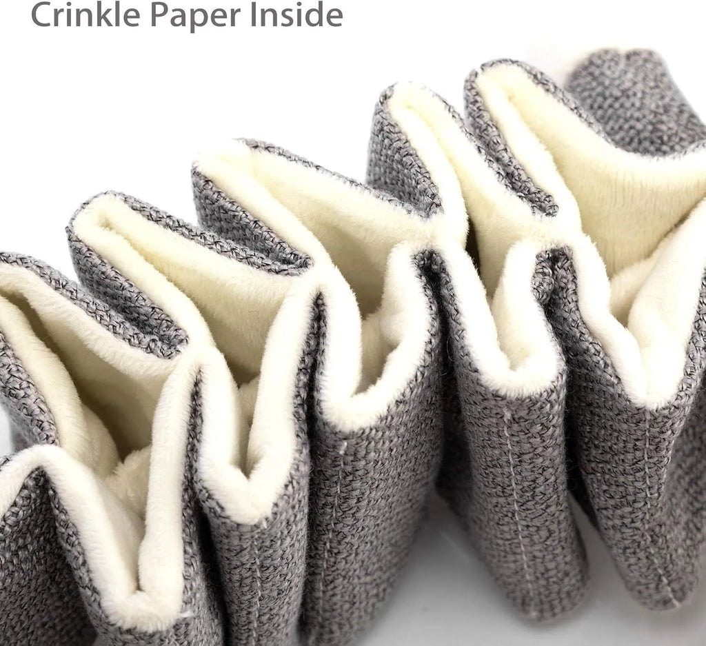 Grey koala plush dog toy measuring 30cm long with visible stitching and soft limbs.