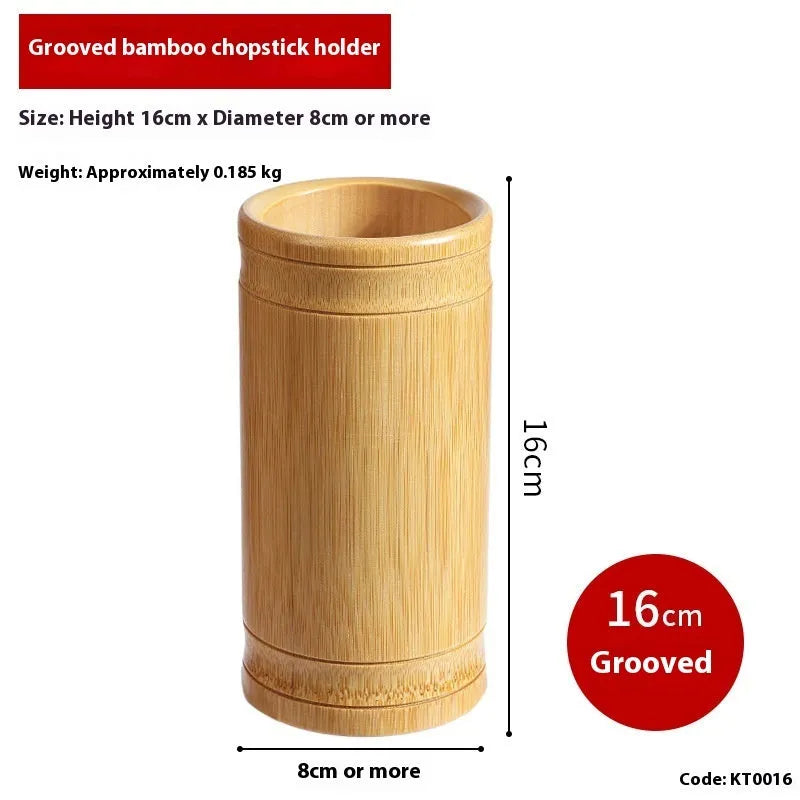 Wild bamboo chopsticks holder in multiple style variants showing different sizes and designs