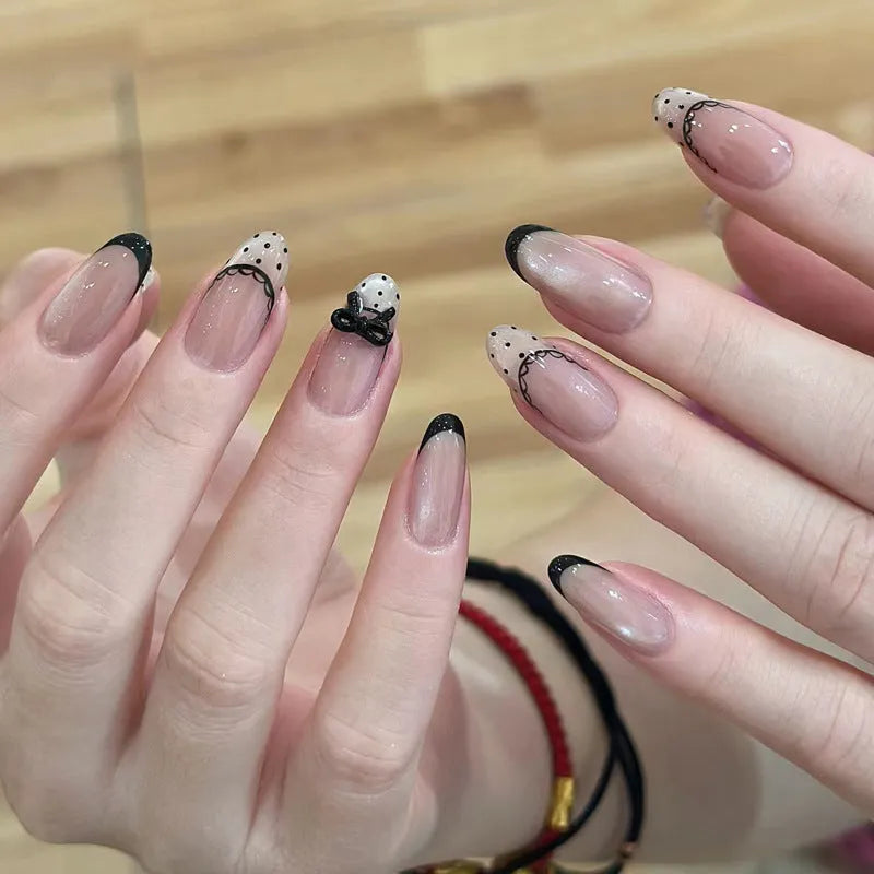 Assorted fake nail sets for girls in various colours and patterns.