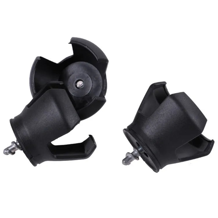 Black golf ball picker device with clip mechanism and seat attachment weighing 60g