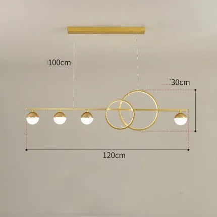 Modern rectangular aluminium ceiling lamp in black or gold finish with remote control for dimming.