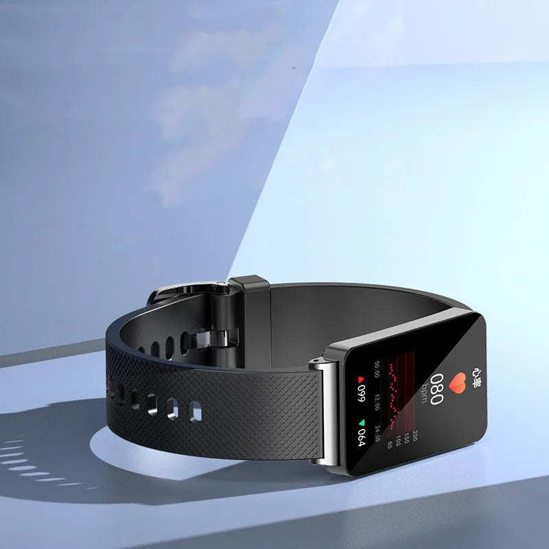EP08 blood glucose smart bracelet with touch screen display on wrist