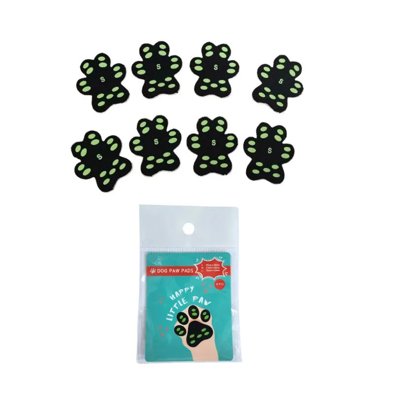 Breathable invisible claw pad dog foot stickers in small and medium sizes