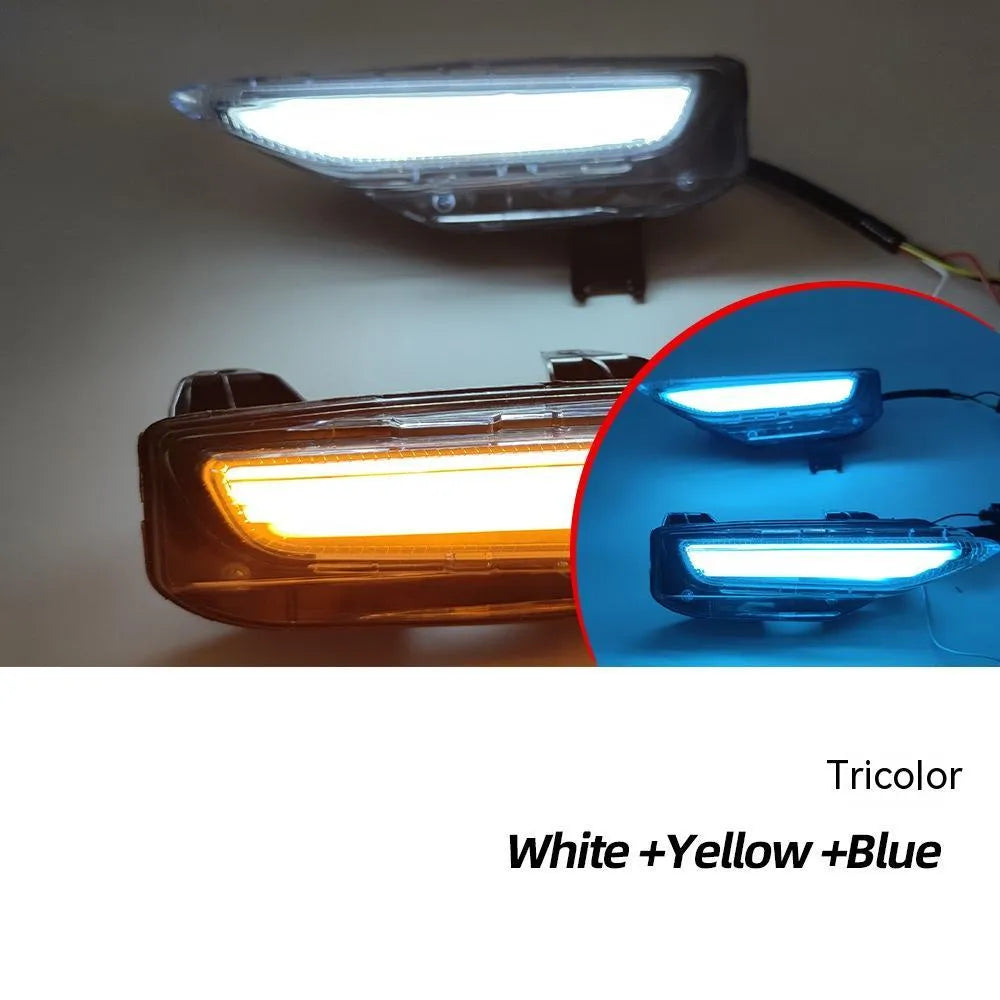 Pair of LED front bumper light assemblies for Infiniti Q50 and Q70 models