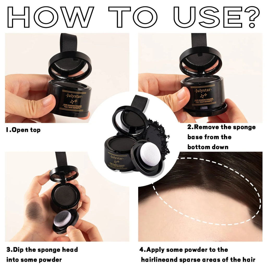 4g contour powder compact for nose shadow and hairline filling with four colour shades