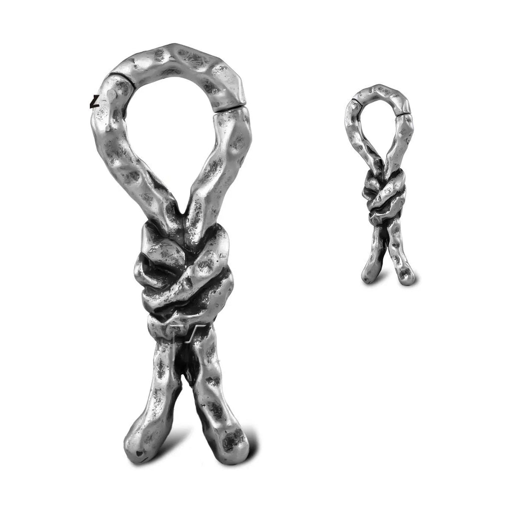 4mm copper retro bending earrings for auricle and ear amplifier piercing