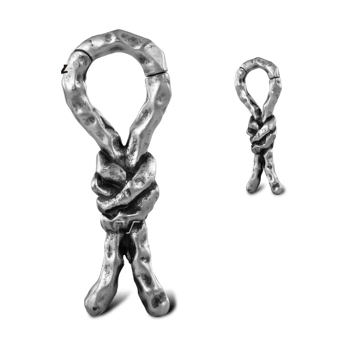 4mm copper retro bending earrings for auricle and ear amplifier piercing
