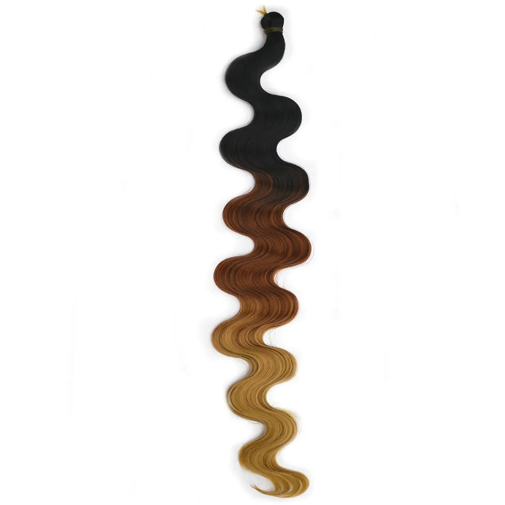 Long wine red synthetic wig with big waves, shown as a 24-inch crochet hair extension.