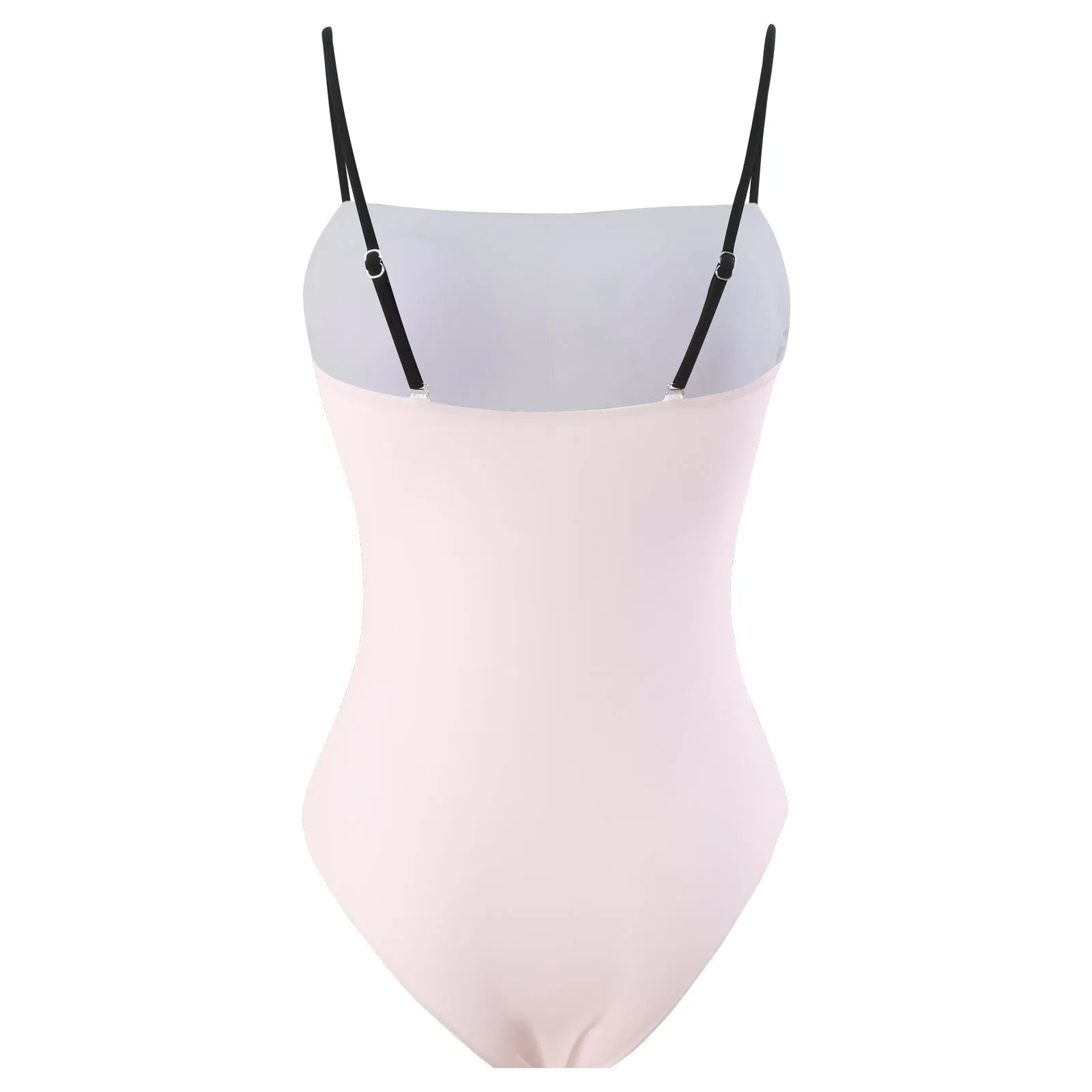 Women's patterned one-piece bikini swimsuit with attached tulle skirt in polyester fabric