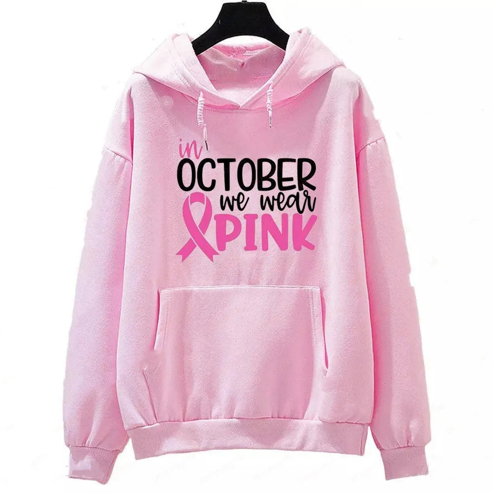 Survivor themed pullover hoodie with retro hot stamp art pattern and side seam pockets.